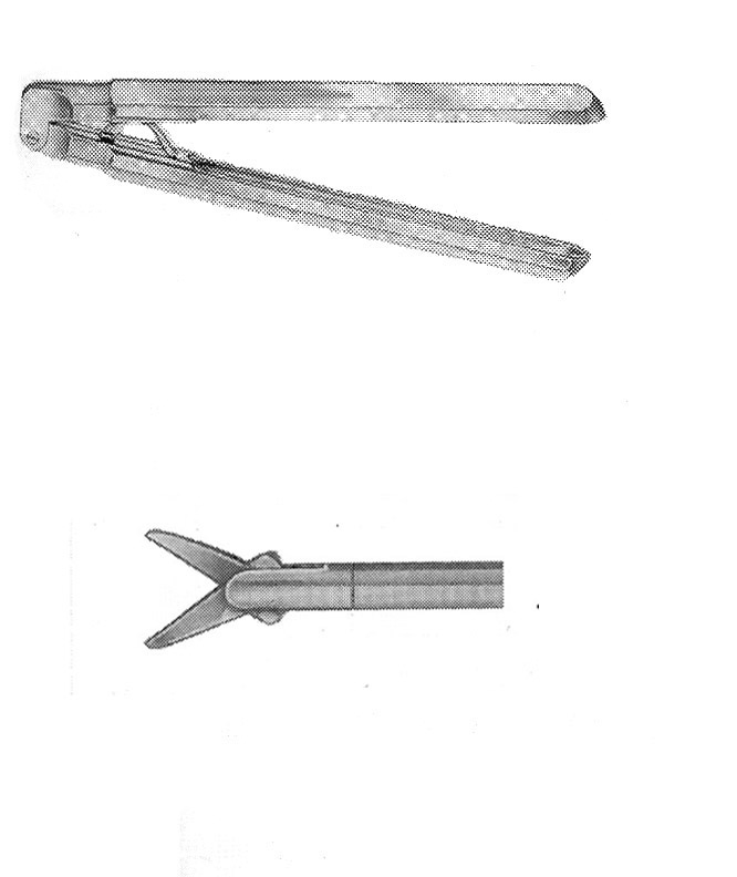 İZOLESİZ MAKAS I MODEL SAPLI ÇAP : 5MM L:43CM